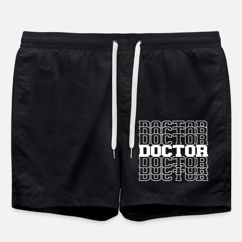 Arzt - Badeshorts - Schwarz