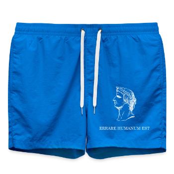 l'erreur est un blanc humain - Short de bain - cobalt blue - Devant