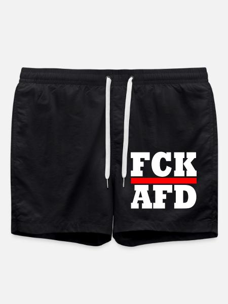 Fck afd - Swim Trunks - black