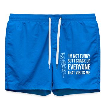 Physiotherapist Chiropractor Physiotherapy - Swim Trunks - cobalt blue - Front
