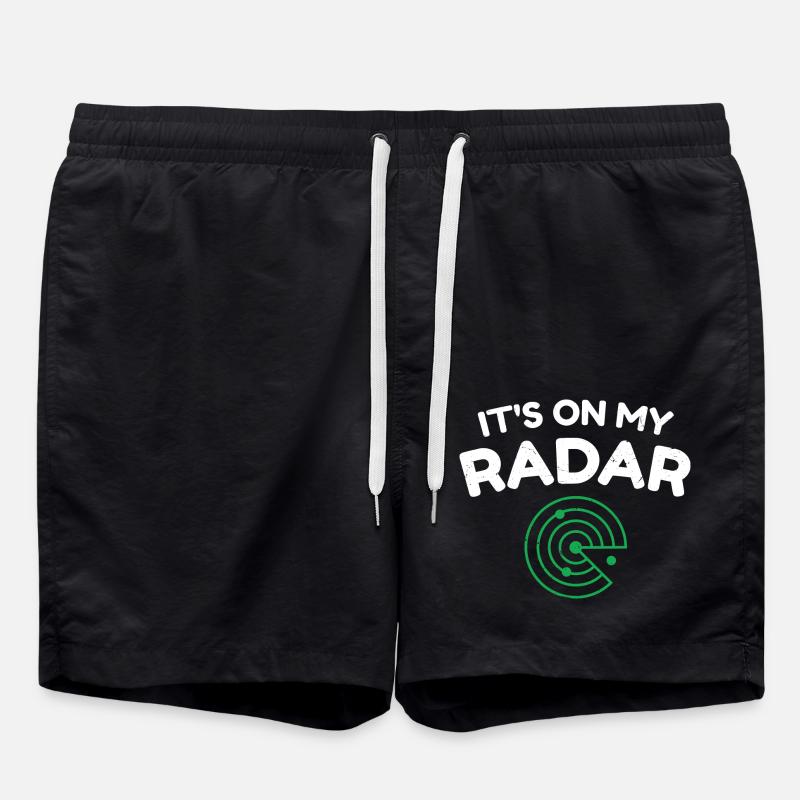 It's on my radar - Badeshorts - Schwarz