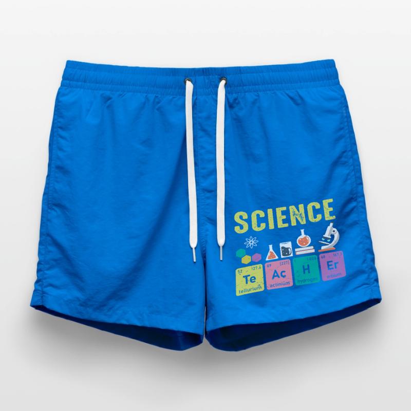 Science Teachers Regular Elements Swim Trunks