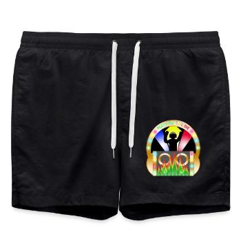 Disco Party DJ - Short de bain - noir - Devant - AI Model Male 185 light (185cm)