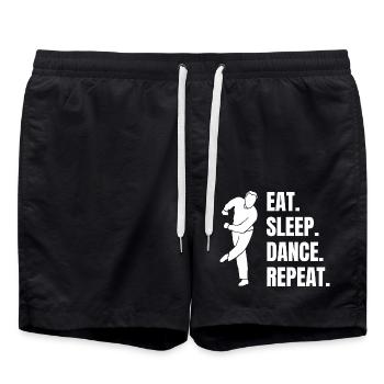 Danseur Professeur de danse Cadeau Danse Danse Sport Hobby - Short de bain - noir - Devant - AI Model Male 185 light (185cm)