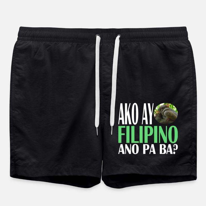 Tarsier philippin - Short de bain - noir