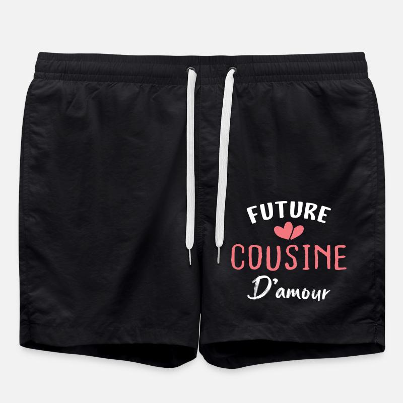 future cousine d'amour - Short de bain - noir