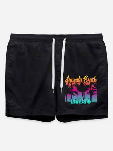 Agonda Beach India - Badeshorts - Schwarz