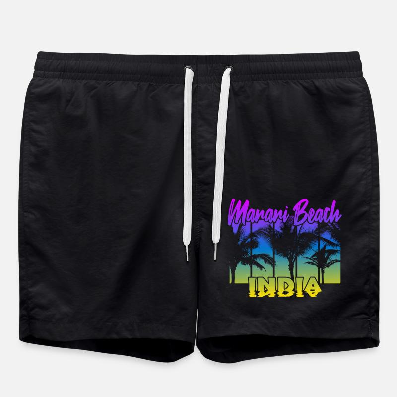 Marari Beach Inde - Short de bain - noir