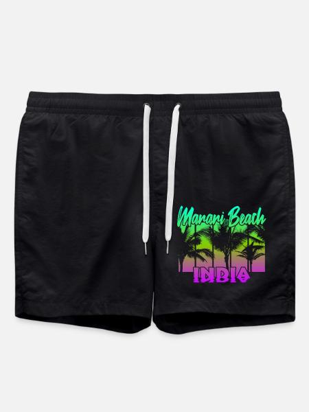 Marari Beach India - Badeshorts - Schwarz