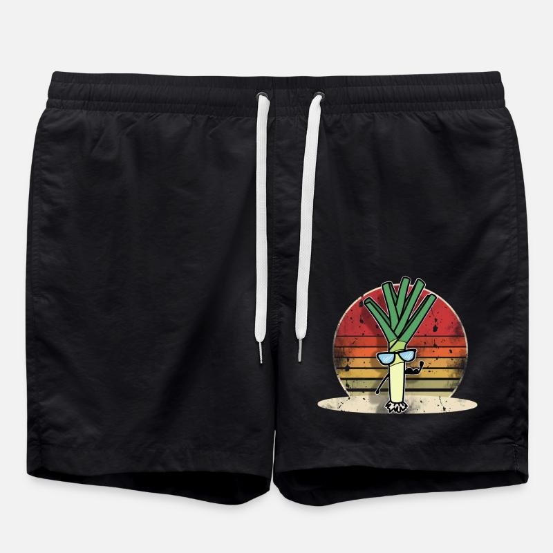 Lauch - Badeshorts - Schwarz