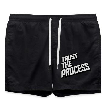 faire confiance au processus Devis - Short de bain - noir - Devant - AI Model Male 185 light (185cm)
