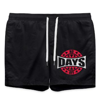pas de jours de congé devis - Short de bain - noir - Devant - AI Model Male 185 light (185cm)