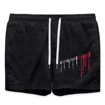 Je préfère ne pas - Short de bain - noir - Devant - AI Model Male 185 light (185cm)