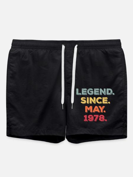 LEGEND SINCE MAY 1978 - Swim Trunks - black