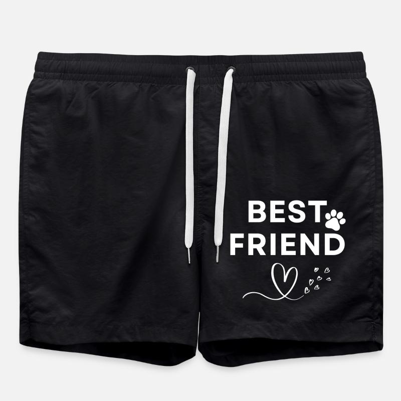 Best friend - Badeshorts - Schwarz