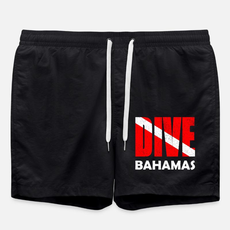 Plongée Bahamas - Karibik - Caraïbes - Antilles - Short de bain - noir