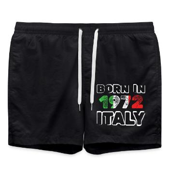 1972 - Short de bain - noir - Devant - AI Model Male 185 light (185cm)