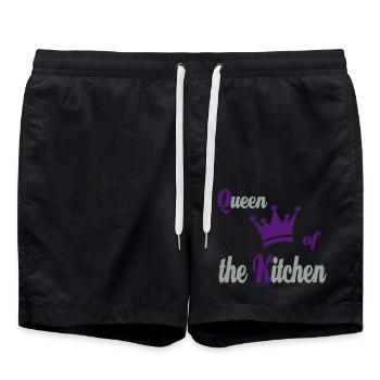 Petits cadeaux pour ceux qui aiment cuisiner - Short de bain - noir - Devant - AI Model Male 185 light (185cm)