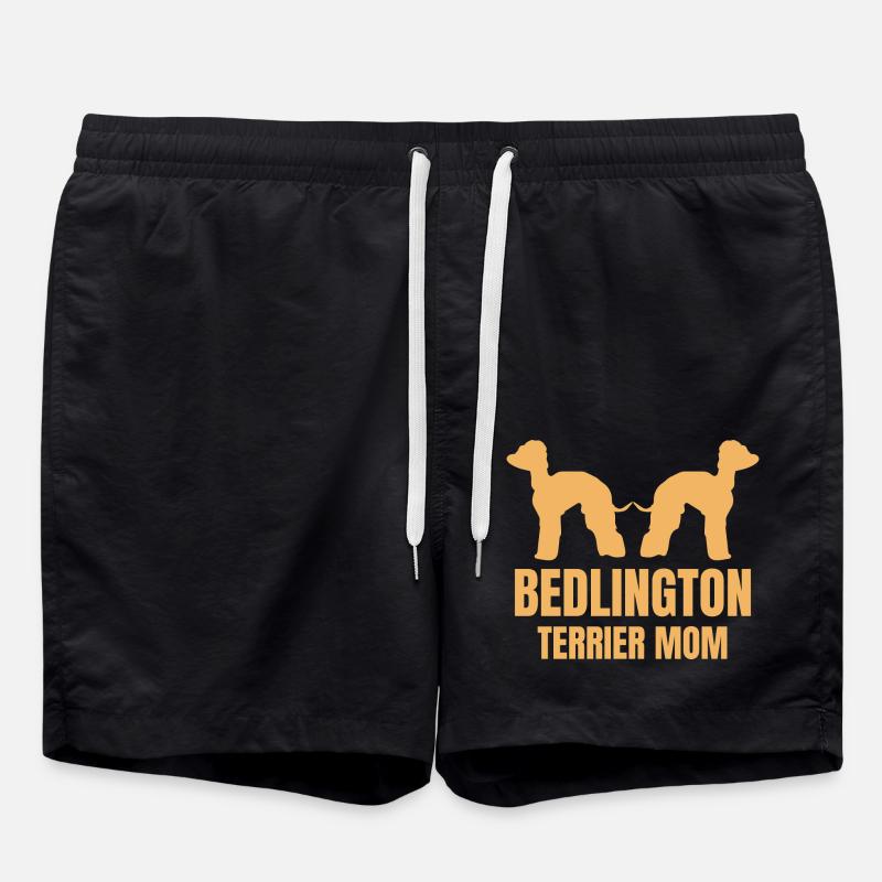 Bedlington Mom - Terrier Love - Short de bain - noir