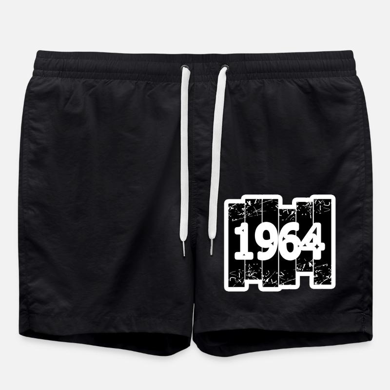 1964 - Short de bain - noir