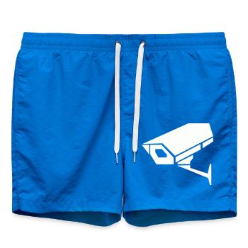 Überwachungskamera - Badeshorts - Cobalt blue - Vorne