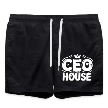 Directeur général de la Maison - Short de bain - noir - Devant - AI Model Male 185 light (185cm)