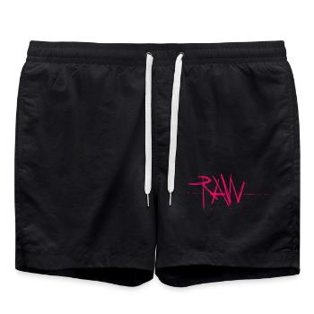 Hardstyle R ! - Short de bain - noir - Devant - AI Model Male 185 light (185cm)