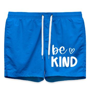 Be Kind - Swim Trunks - cobalt blue - Front