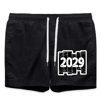 2029 - Short de bain - noir - Devant - AI Model Male 185 light (185cm)