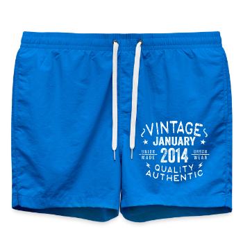 Cadeau d’anniversaire 2014 - né en janvier 2014 - Short de bain - cobalt blue - Devant