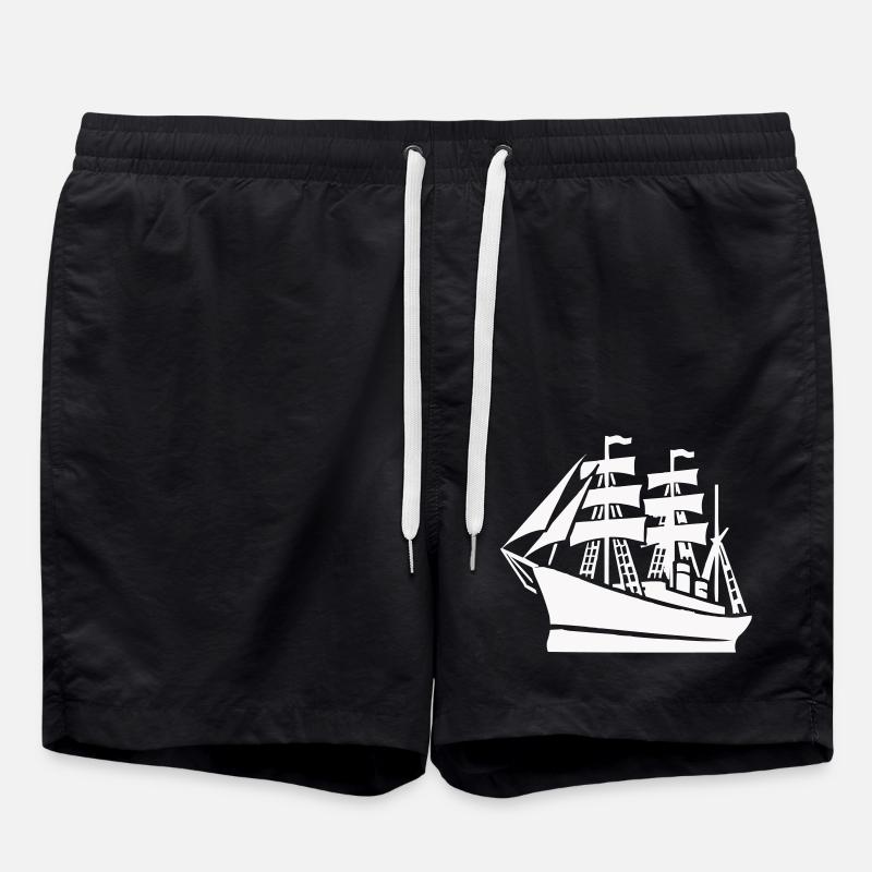 Boat Shipping - Swim Trunks - black