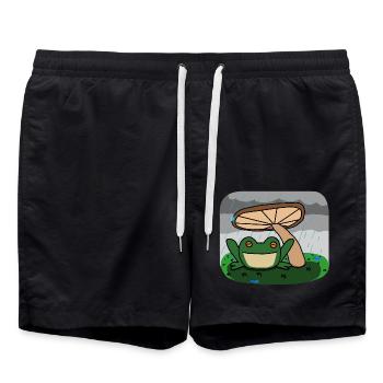 frog - Swim Trunks - black - Front - AI Model Male 185 light (185cm)