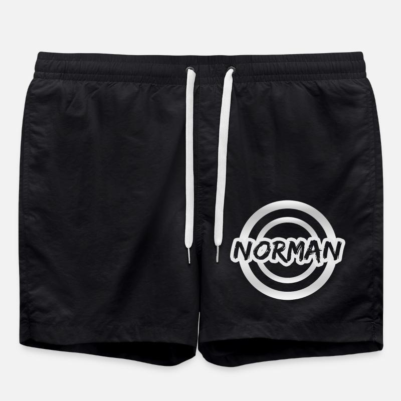 Geschenk Norman - Badeshorts - Schwarz