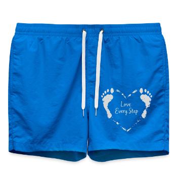 Marcher pieds nus c’est mon équipement Nature - Short de bain - cobalt blue - Devant