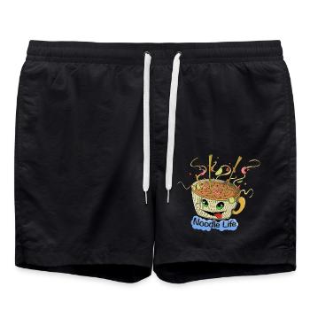 Noodle Life - Short de bain - noir - Devant - AI Model Male 185 light (185cm)