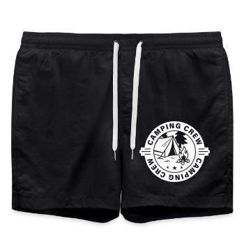 Tente Camping Crew - Short de bain - noir - Devant - AI Model Male 185 light (185cm)