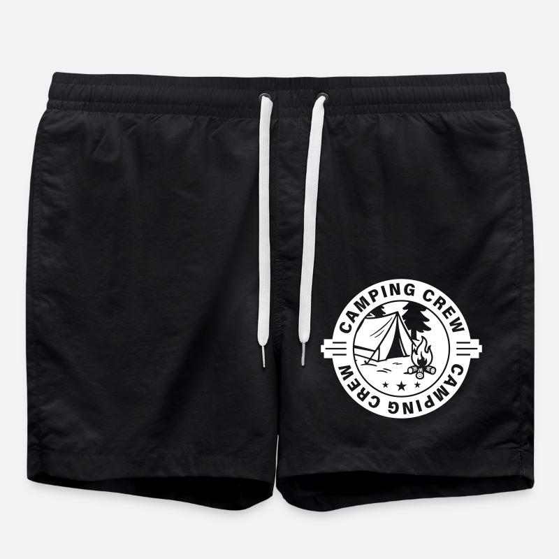 Camping Crew Tent - Swim Trunks - black