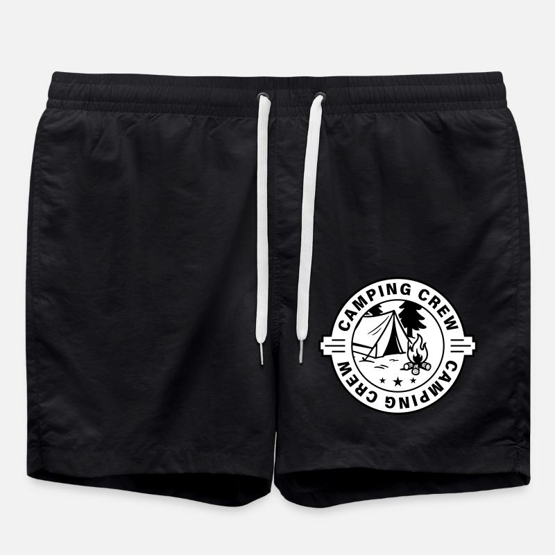 Camping Crew Tents - Swim Trunks - black