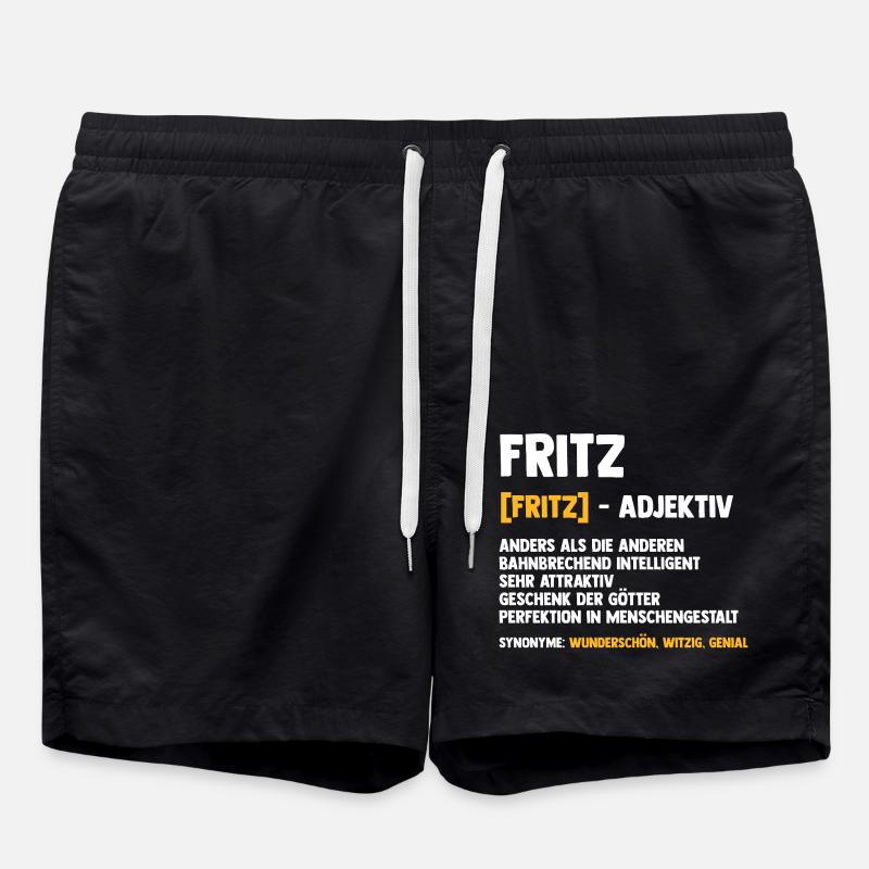 Fritz - Short de bain - noir