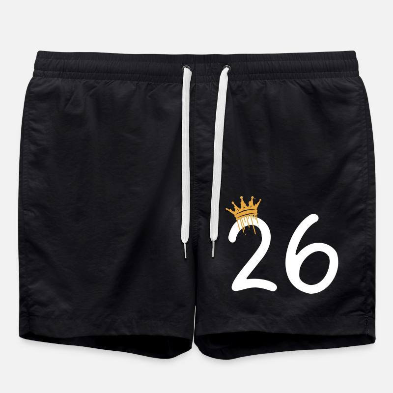 26 - Short de bain - noir
