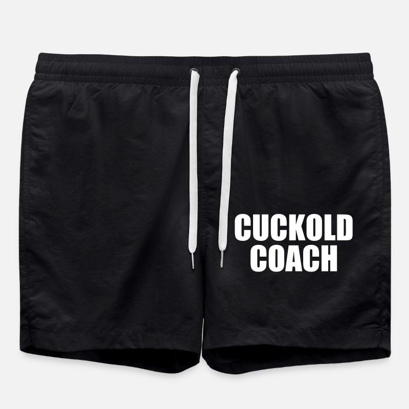 Cuckold coach - Short de bain - noir