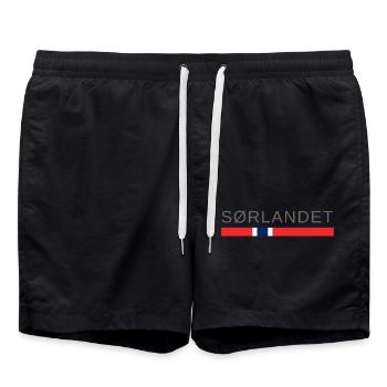 Norvège du Sud - Short de bain - noir - Devant - AI Model Male 185 light (185cm)