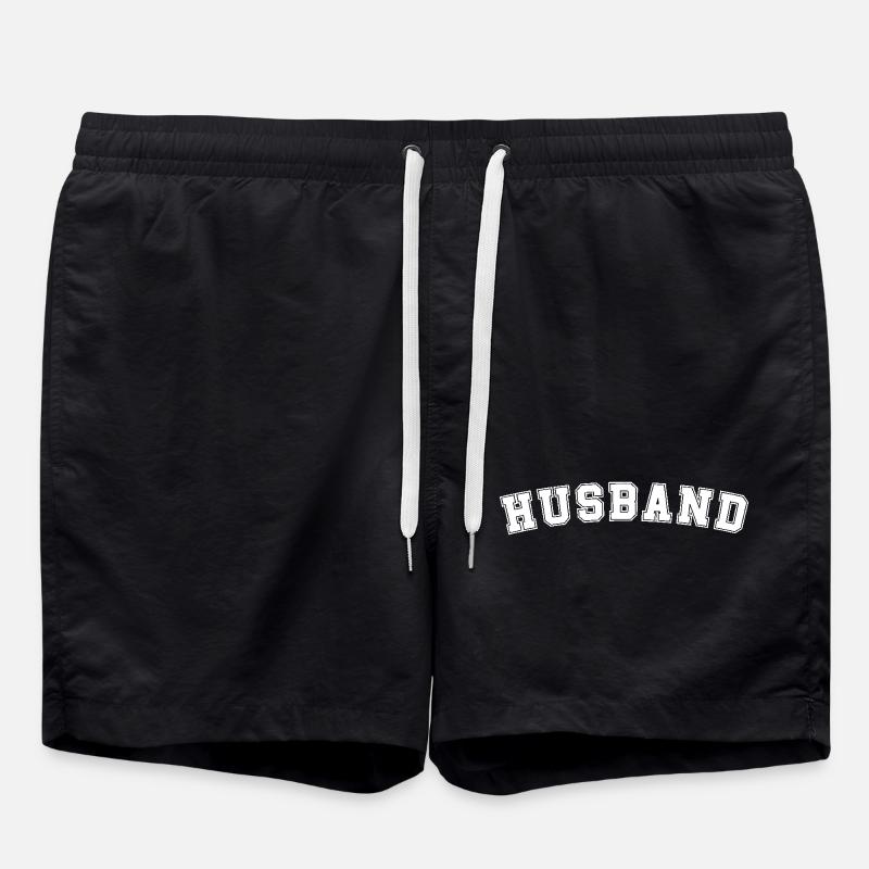 Husband - Swim Trunks - black