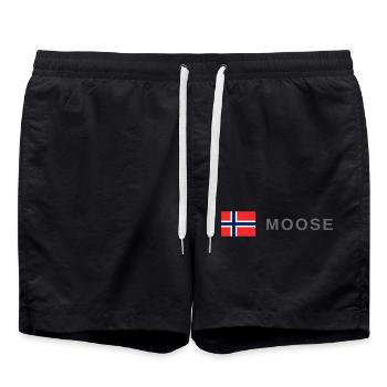 Élan Norvège - Short de bain - noir - Devant - AI Model Male 185 light (185cm)