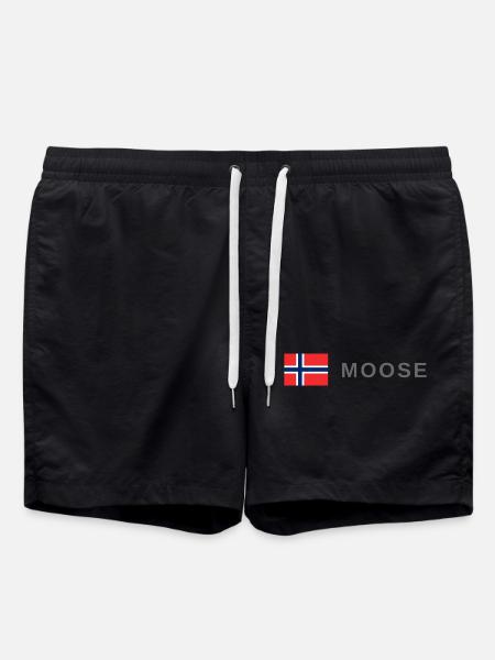 Moose Norway - Swim Trunks - black
