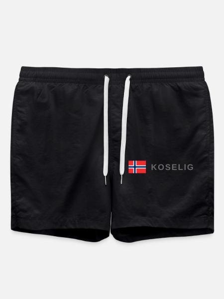 Cozy Norway - Swim Trunks - black