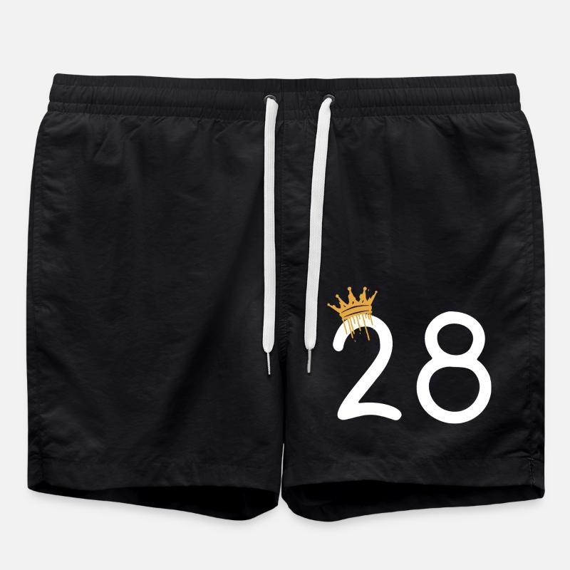 28 - Badeshorts - Schwarz