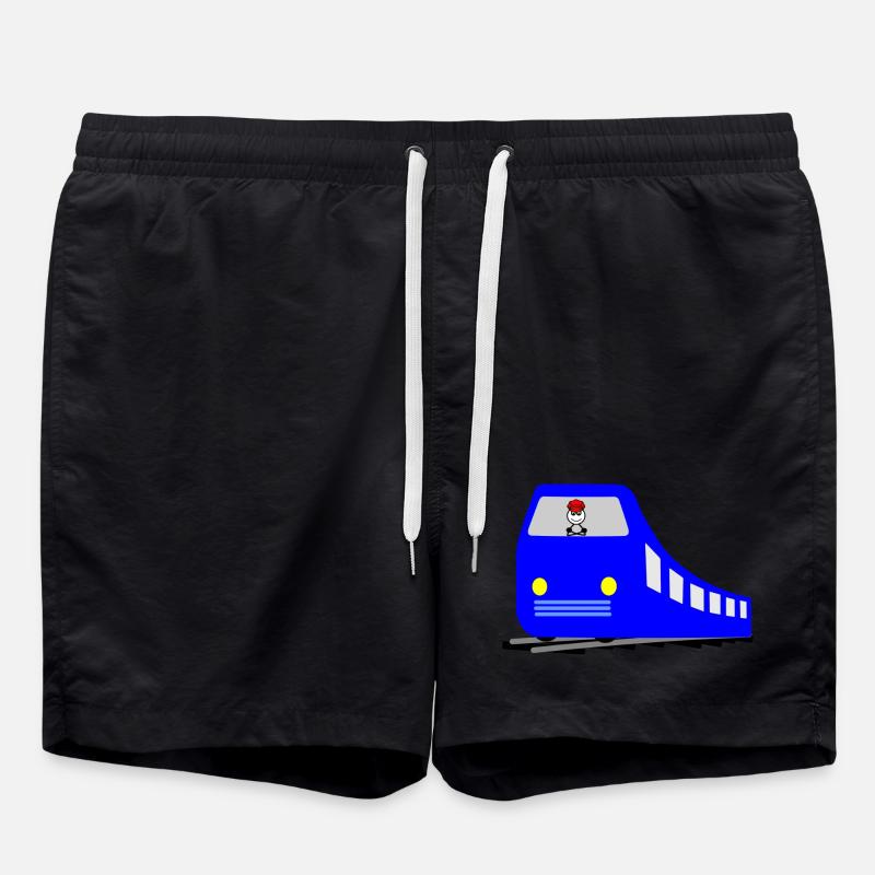 Zug - Badeshorts - Schwarz