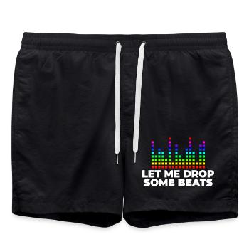 Musique DJ - Short de bain - noir - Devant - AI Model Male 185 light (185cm)