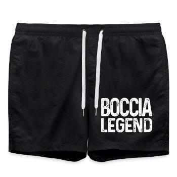 Bocciaspieler Boccia Legend Kugeln Boccia - Badeshorts - Schwarz - Vorne - AI Model Male 185 light (185cm)